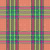 Check seamless tartan of fabric texture textile with a background pattern plaid vector. vector