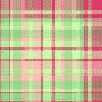 Textile vector texture of check pattern background with a plaid fabric tartan seamless.