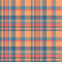 Fabric tartan plaid of pattern seamless check with a vector textile background texture.