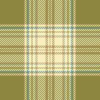 Plaid check pattern. Seamless fabric texture. Tartan textile print. vector