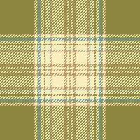 Plaid check pattern. Seamless fabric texture. Tartan textile print. vector