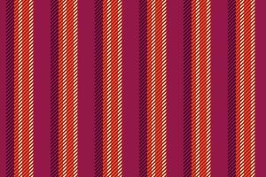 Fabric stripe pattern of background lines texture with a seamless vertical textile vector. vector