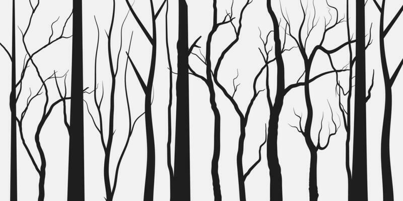 Page 2 | Forest Black And White Vector Art, Icons, and Graphics for
