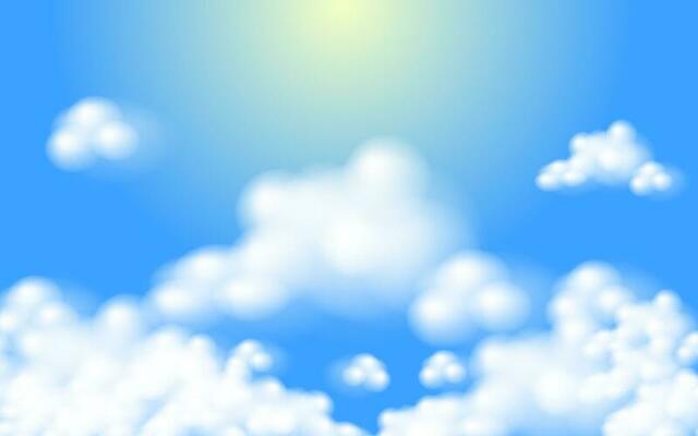 Blue Sky with clouds nature Landscape Background.