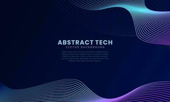 Techno Background Vector Design Template 6