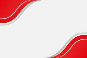 red flowing corner background vector