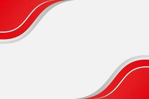 red flowing corner background vector