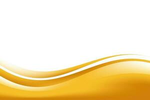 Smooth Golden Wavy Background Design vector