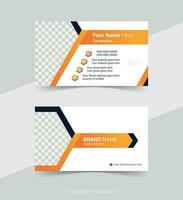 Professional Business  card Design Template. vector