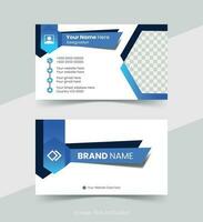 Professional, Modern, Unique Business Card or visiting card Design Template for your own brand business. vector