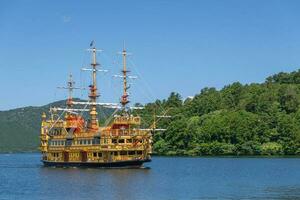 Hakone Sightseeing Cruise on the Lake Ashinoko, Hakone, Kanagawa Prefecture, Japan photo