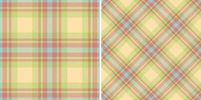 Plaid fabric background of textile vector pattern with a tartan check texture seamless.