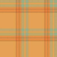 Check plaid textile of pattern tartan vector with a seamless texture fabric background.