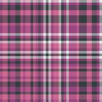 Textile vector texture of fabric check pattern with a seamless plaid background tartan.