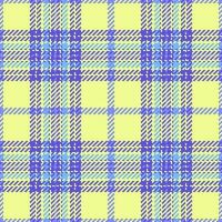 Plaid texture textile of seamless tartan check with a vector pattern fabric background.