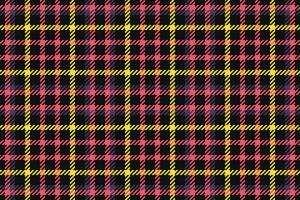 Check seamless vector of texture plaid textile with a fabric pattern tartan background.