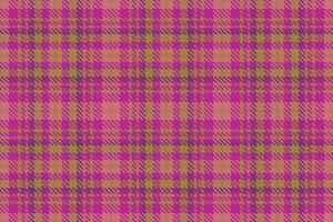 Plaid background texture of fabric check vector with a tartan pattern textile seamless.