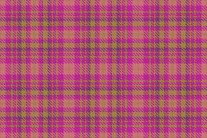 Plaid background texture of fabric check vector with a tartan pattern textile seamless.