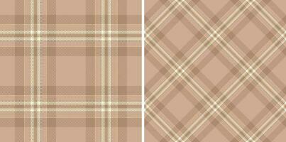 Tartan seamless texture of fabric check plaid with a background textile pattern vector. vector