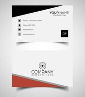 Double-sided creative and modern business card template. Vector illustration