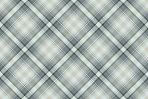 Tartan plaid background, diagonal check seamless pattern. Vector fabric texture for textile print, wrapping paper, gift card, wallpaper.