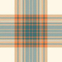Plaid check pattern. Seamless fabric texture. Tartan textile print. vector