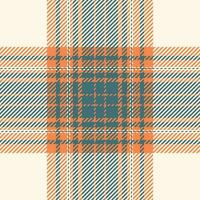 Plaid check pattern. Seamless fabric texture. Tartan textile print. vector