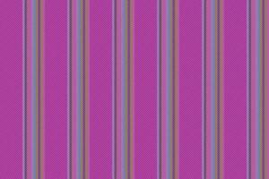 Fabric stripe seamless of lines vector background with a textile texture vertical pattern.
