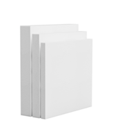 Polystyrene foam sheets. 3D illustration png