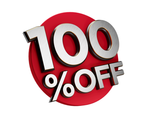 50 Percent off 3d Sign on White Special Offer 50 Discount Tag flash, Sale  Up to Fifty Percent Off, big offer, Sale, Offer Label, Sticker, Banner,  Advertising, offer Icon flasher 3d illustration 21299519 PNG