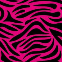 Zebra print, zebra seamless pattern. Vector hand drawn cartoon illustration. Zebra stripes in doodle style. Flat design