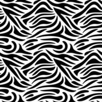 Zebra print, zebra seamless pattern. Vector hand drawn cartoon illustration. Zebra stripes in doodle style. Flat design