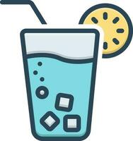 color icon for juice vector