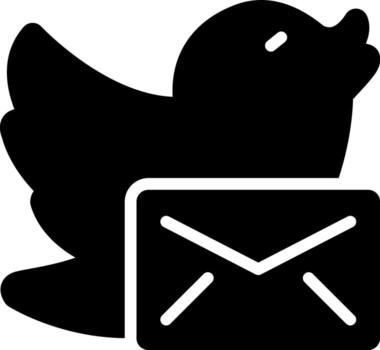 solid icon for via vector
