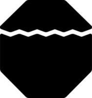 solid icon for part vector