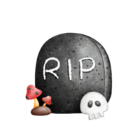 Free: Gray tombstone illustration, Halloween Witch , Halloween RIP  Tombstone transparent background PNG clipart 