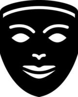 solid icon for mask vector