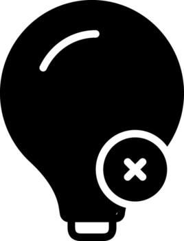 solid icon for darkness vector