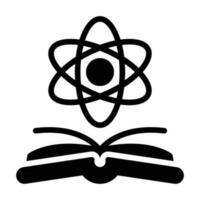 Science glyph icon vector