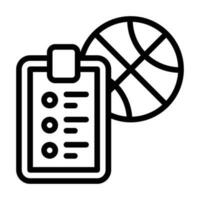 Sport line icon vector