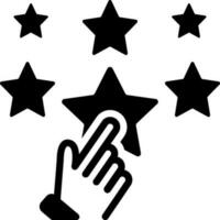 solid icon for favour vector