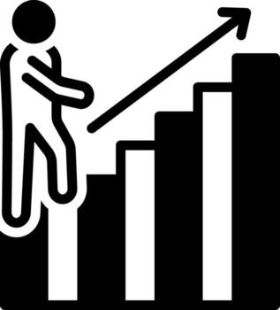 solid icon for venture vector