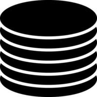 solid icon for layer vector