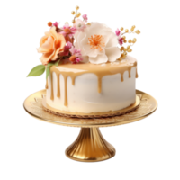 Elegant cake isolated png