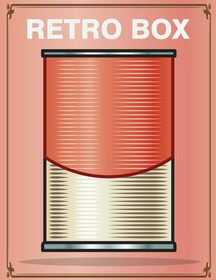flat minimalist Retro box download