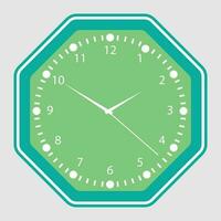 sencillo reloj diseño vector