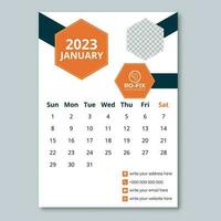 Office Calendar Design And Template vector