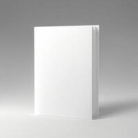 Front View of Book on a Clean Background by photo