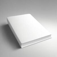 Front View of Book on a Clean Background by photo