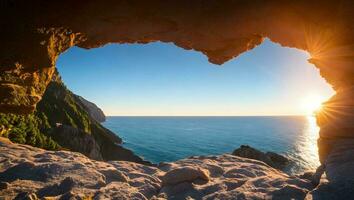 a majestic seascape viewpoint photo